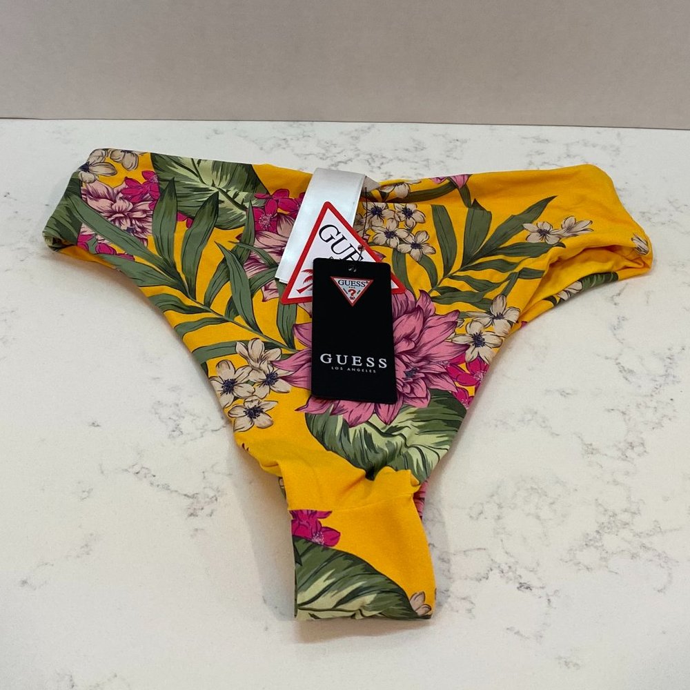 NWT Guess Summer Print Bikini Bottoms Swimsuit